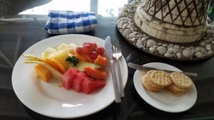 Afternoon treat compliments of our butlers - Adrian and Ash - Sandals Royal Plantation - Ocho Rios - Jamaica