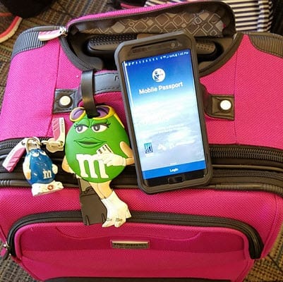 Mobile Passport App - suitcase