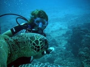 Travel Pal Tuesday - TMB Lets Travel - SCUBA Diving with Turtle in Hawii