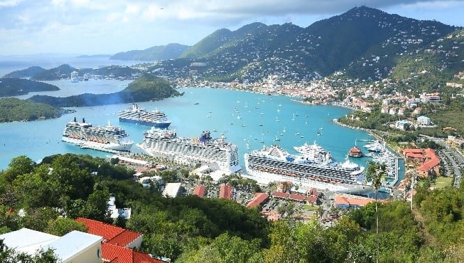 US Virgin Islands - St Thomas - Overlooking the bay